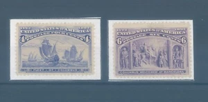 USA 1892 4 cents/6 cents COLUMBUS MNG - Picture 1 of 1