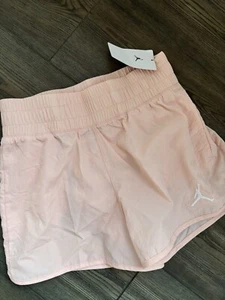 NWT Jordan Youth Shorts Girls XL Pink with Liner 2.5" Waistband Pockets MSRP $35 - Picture 1 of 6