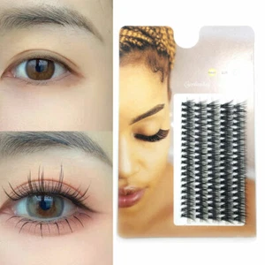100Cluster Makeup Individual Eyelashes Grafting Natural False Lashes Extension - Picture 1 of 21