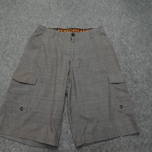 Matix Performance Shorts Mens 30 Gray Cargo Outdoor Hiking Quick Dry Stretch - Picture 1 of 10