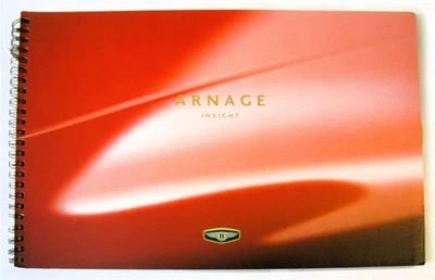 Folleto catálogo de ventas concesionarios de automóviles Bentley Arnage año 2000 1999 Foto 1 de 4