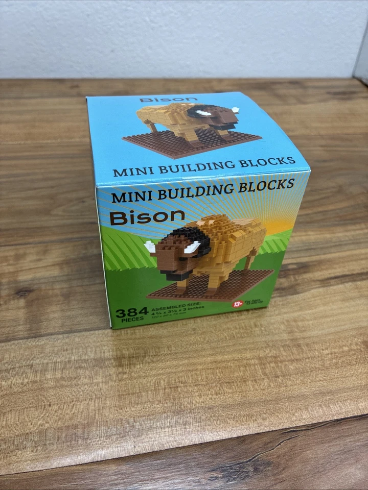 Impact Photographics MicroSized Mini Building Blocks Bison Set 384 Pieces New - Image 1 of 1
