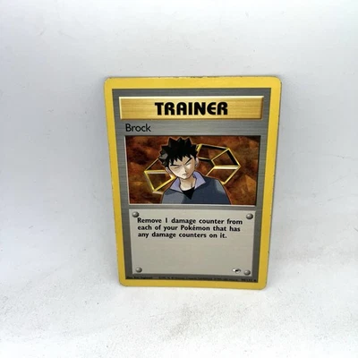 Pokémon TCG Trainer Brock Gym Heroes 98/132 Unlimited Non-Holo Rare - Image 1 of 4