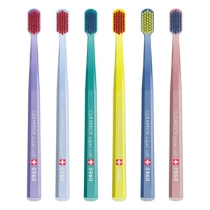Curaprox Sensitive Supersoft Toothbrush CS 3960, 6 Pack, Colors May Vary - Picture 1 of 7