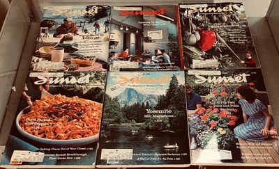 Vintage Sunset Magazines 1985 Jan-Dec, Set of 12 - Image 1 of 2