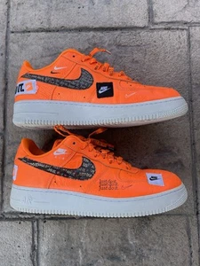 Size 10.5 No Box - Nike Air Force 1 Low Just Do It Total Orange AR7719-800 - Picture 1 of 6