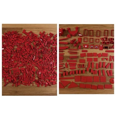 Lego Red Bricks - Over 2 Pounds Bulk Lot - Marvel, Star Wars, City, Technic - Image 1 of 4