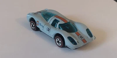 Vintage restored Hot Wheels redline Porsche 917  Gulf Racecar - Image 1 of 4
