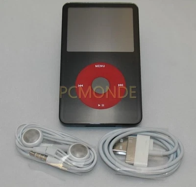 Apple iPod A1136 30 GB - 5th (Enhanced) Generation - U2 - Black (MA446LL/A) - Image 1 of 2