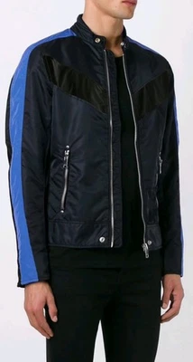 CHAQUETA DIESEL J-RED AZUL MARINO 100% AUTÉNTICA~NUEVA CON ETIQUETAS~FLYING COUGER~MEDIANOCHE/AZUL Foto 1 de 4