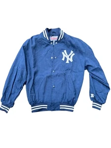 Vintage 90s NY Yankees Authentic Diamond Collection Starter Bomber Jacket Large - Bild 1 von 5