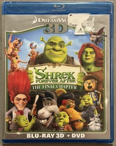 Shrek 4 Forever After - The Final Chapter - Blu-ray 3D + DVD - New & Sealed - Picture 1 of 2
