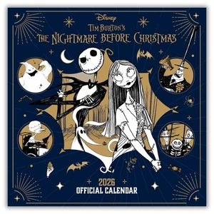 2026 Disney The Nightmare Before Christmas Square Calendar – Official Product - Picture 1 of 7