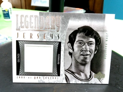 Camiseta legendaria John Havlicek 2001 cubierta superior Foto 1 de 2
