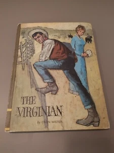 The Virginian By Owen Wister Educator Classic Library large hardcover book 1968 - Imagen 1 de 7