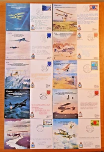 1981 to 1983 GB - 10 x RAF PLANES / ANNIVERSARIES Covers JOB LOT 4 - Picture 1 of 12