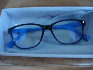 Kenzhou Eyewear Blaulichtbrille, Schwarz und Blau Neu - Bild 1 von 6