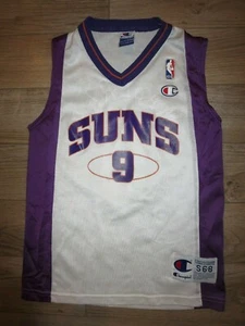 Dan Majerle #9 Phoenix Suns NBA Champion Jersey youth Sm 8 Autograph Signed - Picture 1 of 4