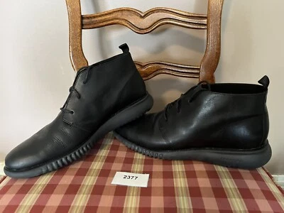 Bota Chukka Cole Haan Masculina 2.0 ZeroGrand - Tamanho 12M - Preta - EXPERIMENTADA - Imagem 1 de 4
