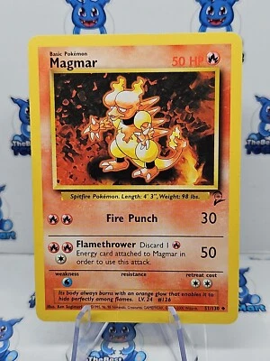 Magmar Base Set 2 - 51/130 Pokémon MP - Image 1 of 2