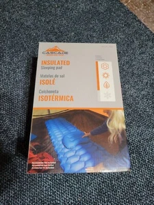 Cascade Mountain Tech isoliertes Schlafunterlage 74x 23" blau mit Kissen - Bild 1 von 6