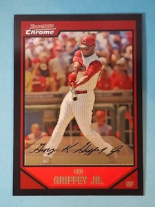 2007 Bowman Chrome Ken Griffey Jr Cincinnati Reds #85 ⚾ - Picture 1 of 2