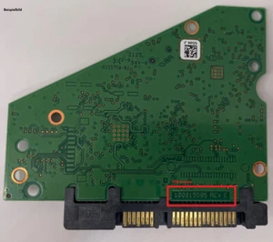 Seagate PCB Logic Board - Circuit Board - 100815595 REV E - Afbeelding 1 van 2
