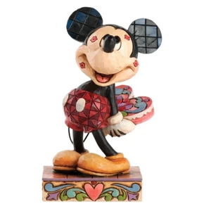 NUEVA FIGURA DE WALT DISNEY TRADICIONES JIM SHORE MICKEY MOUSE AMOR GOLPEADO 4031477 BXD - Imagen 1 de 1