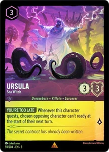 Lorcana COLD FOIL Ursula - Sea Witch - Into the Inklands # 059 - Bild 1 von 1