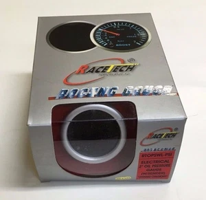 RACING AUTO GAUGE 2'' 52MM JDM WHITE LED CAR AUTO OIL PRESSURE WITH SENDER - Picture 1 of 3