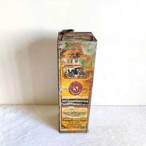 Auto Grafica Vintage Anni '40 Copal Londra Vernice Smalto Co Scatola di Latta Inghilterra TB1277 - Foto 1 di 10