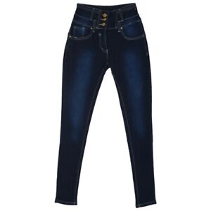 Women  Fashion High Waisted Slim Fit Jeans High Elasticity Stretch Skinny9592