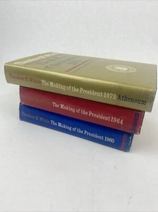 Lot of 3 Theodore H. White Making of the President 1960 BCE 1964 BCE 1972 HC/DJ - Picture 1 of 24