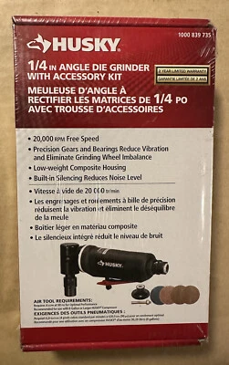 Husky 1/4» угловая шлифовальная машина - HC4230C совершенно новый в заводской упаковке инструмент - Изображение 1 из 4