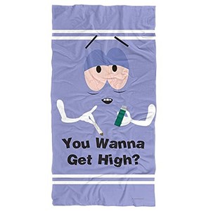 LOGOVISION South Park Towelie Wanna Get High Officially Licensed Beach Towel 30