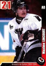 2003-04 Quebec Remparts #16 Maxime Lincourt