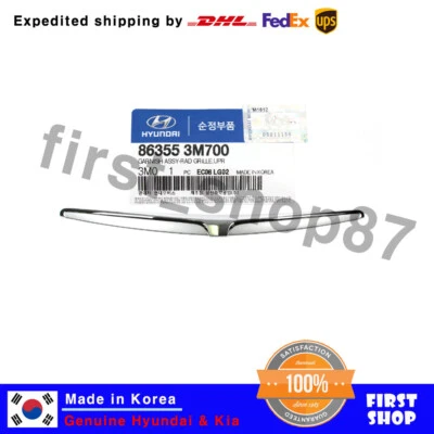 Новый оригинальный производитель хромированный молдинг капота украшение 863553M700 для седана Hyundai Genesis 12-14 - Изображение 1 из 2