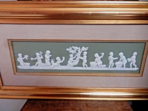Wedgwood England - MASSIVE 26" Antique PLAQUE - Panel - BACCHANALIAN BOYS - - Picture 1 of 11