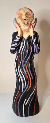 "Estatua escultura Toscano de diseño - El grito silencioso de Edvard Munch 15,5""" Foto 1 de 4