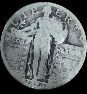 1926 Standing Liberty Quarter 25¢ USA Silver Coin – Non-Full Head - Picture 1 of 3