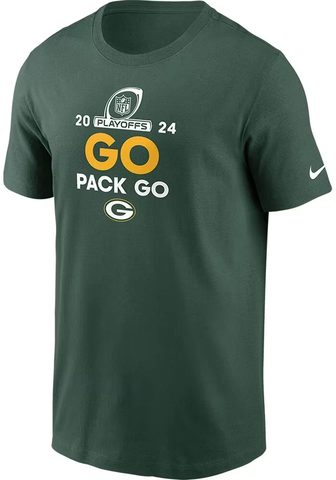 Green Bay Packers Nike 2024 Playoff Participant T-Shirt - Image 1 of 1