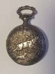 1950's Arnex Silver 17 Jewel Swiss Made Incabloc Pocket Watch Winds Works (PW1) - Picture 1 of 18