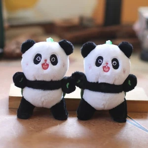 Stuffed Animal Plush Panda Keychain for Bags Keyring Cute Bag Charm - Picture 1 of 12