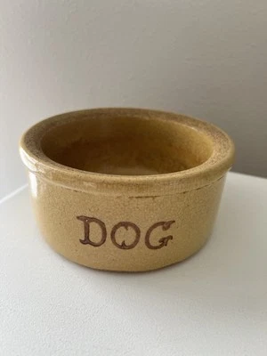 RRP Robinson Ransbottom Pottery Roseville OH США 6 дюймов блюдо для собак миска рок No200-5 - Изображение 1 из 4