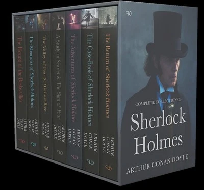 Sherlock Holmes Series Complete Collection 7 Books Set by Arthur Conan Doyle – w - image 1 of 4