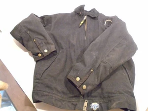 Jacket TAC23 Certified Work Gear Mens size Medium Thick Black Waterproof - Picture 1 of 8
