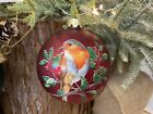 Antique Style Wild Bird Christmas Tree Bauble Decoration Gisela Graham Aviary 