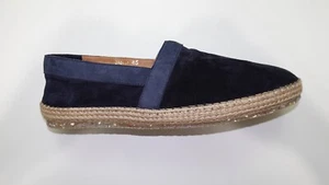 395 $ neue Eleventy Wildleder-Espadrilles in Blau Größe 12 Leder/Wildlederoptik ITALIEN - Bild 1 von 19