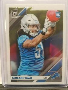 Jahlani Tavai 2019 Optic Football RC #120 Rookie Card - Detroit Lions QTY - Picture 1 of 2