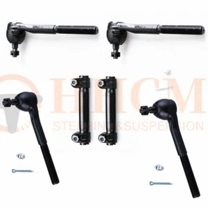 6PC Front Tie Rod Links Adjusting Sleeves SET For 1968-1965 Chevrolet Impala - Picture 1 of 2